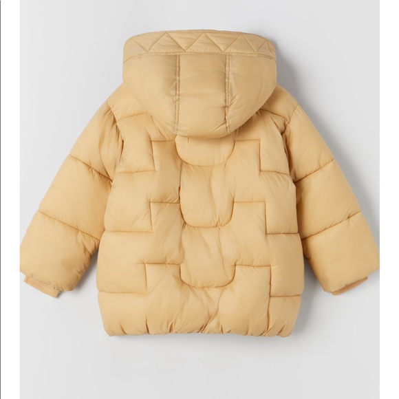 Zara kids hooded puffer coat - Picture 4 of 5